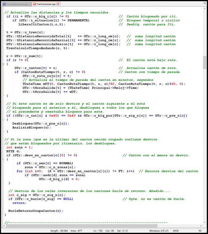 Ejemplo de programacion en c++ de Ocupa Cantón